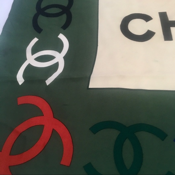 2 CHANEL SILK SCARVES - Picture 8 of 13